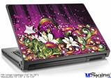 Laptop Skin (Large) - Grungy Flower Bouquet