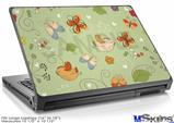 Laptop Skin (Large) - Birds Butterflies and Flowers