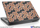 Laptop Skin (Large) - Locknodes 02 Burnt Orange