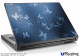 Laptop Skin (Large) - Bokeh Butterflies Blue