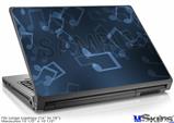 Laptop Skin (Large) - Bokeh Music Blue