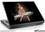 Laptop Skin (Large) - Missle Army Pinup Girl