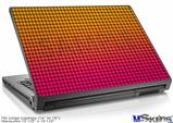 Laptop Skin (Large) - Faded Dots Hot Pink Orange