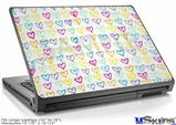 Laptop Skin (Large) - Kearas Hearts White