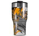 WraptorSkinz Skin Wrap compatible with 2017 and newer RTIC Tumblers 30oz Baja 0032 Orange (TUMBLER NOT INCLUDED)