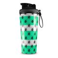 Skin Wrap Decal for IceShaker 2nd Gen 26oz Kearas Daisies Stripe Sea Foam (SHAKER NOT INCLUDED)