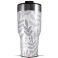 Skin Wrap Decal for 2017 RTIC Tumblers 40oz Watercolor Leaves Purple (TUMBLER NOT INCLUDED)