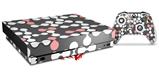 Skin Wrap for XBOX One X Console and Controller Locknodes 04 Pink