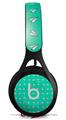 WraptorSkinz Skin Decal Wrap compatible with Beats EP Headphones Paper Planes Turquoise Skin Only HEADPHONES NOT INCLUDED