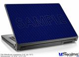 Laptop Skin (Medium) - Carbon Fiber Blue