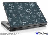 Laptop Skin (Medium) - Winter Snow Dark Blue