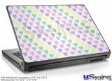 Laptop Skin (Medium) - Pastel Hearts on White