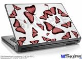 Laptop Skin (Medium) - Butterflies Pink