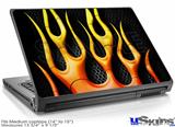 Laptop Skin (Medium) - Metal Flames