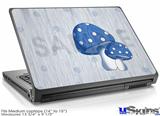 Laptop Skin (Medium) - Mushrooms Blue