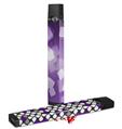 Skin Decal Wrap 2 Pack for Juul Vapes Bokeh Squared Purple JUUL NOT INCLUDED