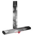 Skin Decal Wrap 2 Pack for Juul Vapes Bokeh Squared Grey JUUL NOT INCLUDED