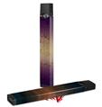 Skin Decal Wrap 2 Pack for Juul Vapes Exotic Wood Birdseye Maple Burst Plum Purple JUUL NOT INCLUDED