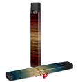 Skin Decal Wrap 2 Pack for Juul Vapes Exotic Wood Zebra Wood Burst Red Cherry JUUL NOT INCLUDED