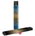 Skin Decal Wrap 2 Pack for Juul Vapes Exotic Wood Zebra Wood Burst Neon Blue JUUL NOT INCLUDED