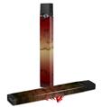 Skin Decal Wrap 2 Pack for Juul Vapes Exotic Wood Karelian Burl Burst Red Cherry JUUL NOT INCLUDED