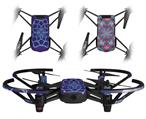 Skin Decal Wrap 2 Pack for DJI Ryze Tello Drone Tie Dye Purple Stars DRONE NOT INCLUDED