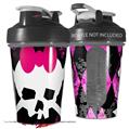 Decal Style Skin Wrap works with Blender Bottle 20oz Pink Diamond Skull (BOTTLE NOT INCLUDED)