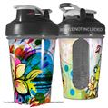 Decal Style Skin Wrap works with Blender Bottle 20oz Floral Splash (BOTTLE NOT INCLUDED)