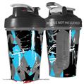 Decal Style Skin Wrap works with Blender Bottle 20oz SceneKid Blue (BOTTLE NOT INCLUDED)