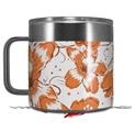 Skin Decal Wrap for Yeti Coffee Mug 14oz Flowers Pattern 14 - 14 oz CUP NOT INCLUDED by WraptorSkinz