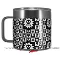 Skin Decal Wrap for Yeti Coffee Mug 14oz Gothic Punk Pattern - 14 oz CUP NOT INCLUDED by WraptorSkinz