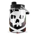 Skin Decal Wrap for Yeti Half Gallon Jug Rainbow Plaid Skull - JUG NOT INCLUDED by WraptorSkinz