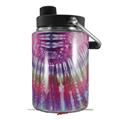 Skin Decal Wrap for Yeti Half Gallon Jug Tie Dye Red Stripes - JUG NOT INCLUDED by WraptorSkinz