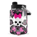 Skin Decal Wrap for Yeti Half Gallon Jug Pink Bow Skull - JUG NOT INCLUDED by WraptorSkinz