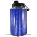 Skin Decal Wrap for Yeti 1 Gallon Jug Binary Rain Blue - JUG NOT INCLUDED by WraptorSkinz