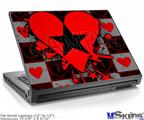 Laptop Skin (Small) - Emo Star Heart