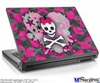 Laptop Skin (Small) - Princess Skull Heart