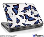 Laptop Skin (Small) - Butterflies Blue