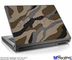 Laptop Skin (Small) - Camouflage Brown