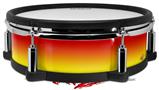 Skin Wrap works with Roland vDrum Shell PD-128 Drum Smooth Fades Yellow Red (DRUM NOT INCLUDED)