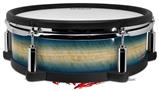 Skin Wrap works with Roland vDrum Shell PD-128 Drum Exotic Wood Beeswing Eucalyptus Burst Deep Blue (DRUM NOT INCLUDED)