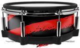 Skin Wrap works with Roland vDrum Shell PD-140DS Drum Zebra Red (DRUM NOT INCLUDED)