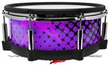 Skin Wrap works with Roland vDrum Shell PD-140DS Drum Halftone Splatter Hot Pink Purple (DRUM NOT INCLUDED)