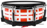 Skin Wrap works with Roland vDrum Shell PD-140DS Drum Boxed Red (DRUM NOT INCLUDED)