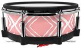 Skin Wrap works with Roland vDrum Shell PD-140DS Drum Wavey Pink (DRUM NOT INCLUDED)