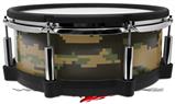 Skin Wrap works with Roland vDrum Shell PD-140DS Drum WraptorCamo Digital Camo Timber (DRUM NOT INCLUDED)