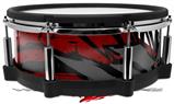 Skin Wrap works with Roland vDrum Shell PD-140DS Drum Baja 0040 Red Dark (DRUM NOT INCLUDED)