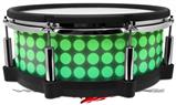 Skin Wrap works with Roland vDrum Shell PD-140DS Drum Faded Dots Neon Teal Green (DRUM NOT INCLUDED)