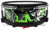 Skin Wrap works with Roland vDrum Shell PD-140DS Drum Baja 0003 Neon Green (DRUM NOT INCLUDED)