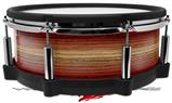 Skin Wrap works with Roland vDrum Shell PD-140DS Drum Exotic Wood Zebra Wood Burst Fire Red (DRUM NOT INCLUDED)